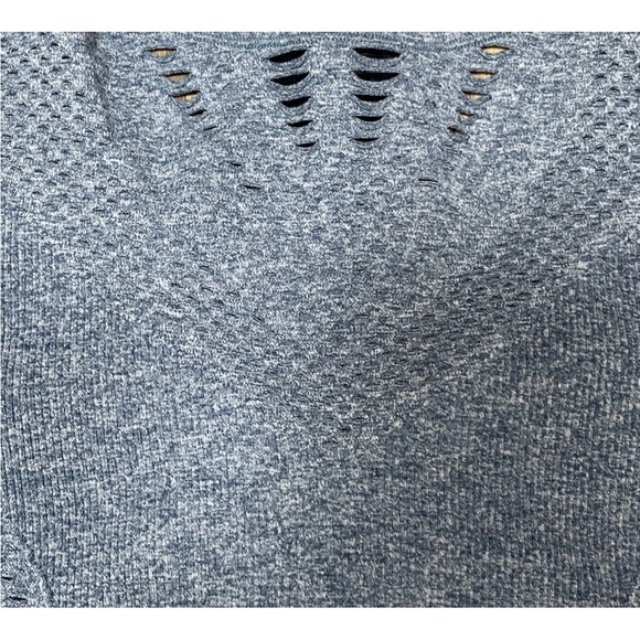 Blue Knit Women's Top - Picture 2 of 4